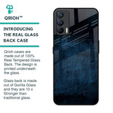 Dark Blue Grunge Glass Case for Realme X7