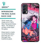Radha Krishna Art Glass Case for Realme X7