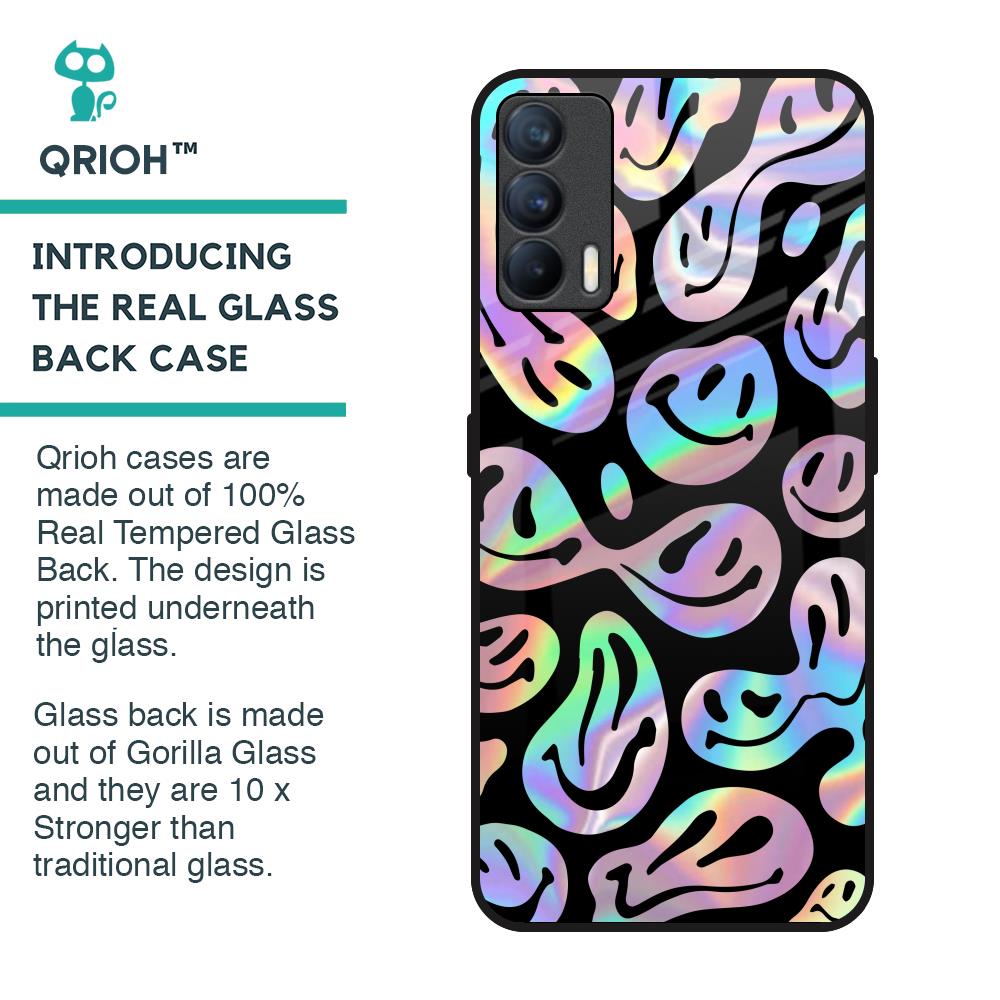 Acid Smile Glass Case for Realme X7