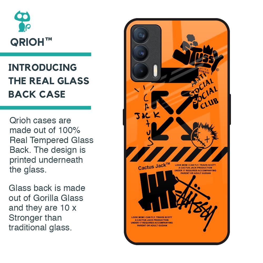 Anti Social Club Glass Case for Realme X7