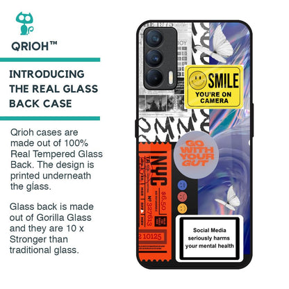 Smile for Camera Glass Case for Realme X7
