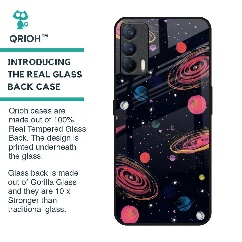Galaxy In Dream Glass Case For Realme X7
