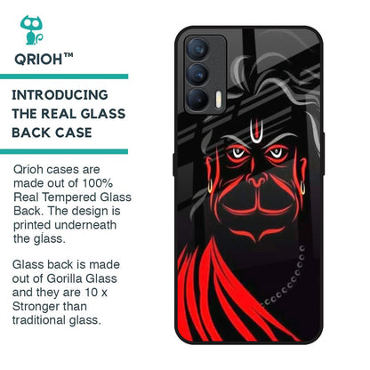 Lord Hanuman Glass Case For Realme X7
