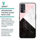Marble Collage Art Glass Case For Realme X7