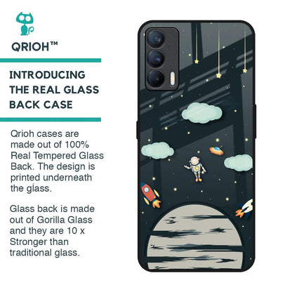 Astronaut Dream Glass Case For Realme X7