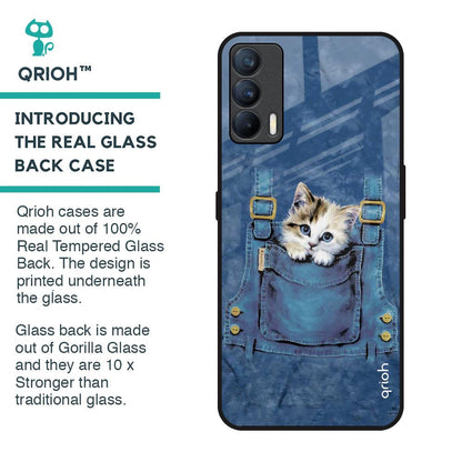 Kitty In Pocket Glass Case For Realme X7