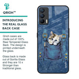 Kitty In Pocket Glass Case For Realme X7