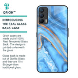 Vibrant Blue Marble Glass Case for Realme X7