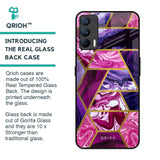 Electroplated Geometric Marble Glass Case for Realme X7