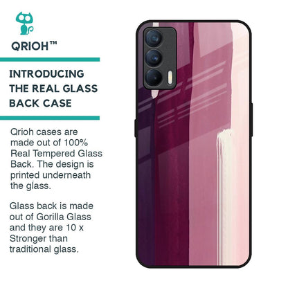 Brush Stroke Art Glass Case for Realme X7