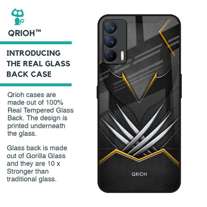 Black Warrior Glass Case for Realme X7