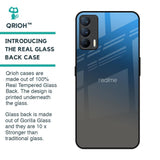 Blue Grey Ombre Glass Case for Realme X7