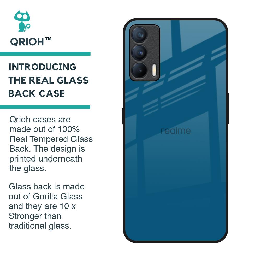 Cobalt Blue Glass Case for Realme X7