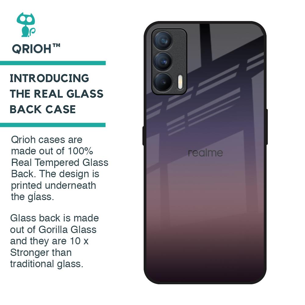 Grey Ombre Glass Case for Realme X7