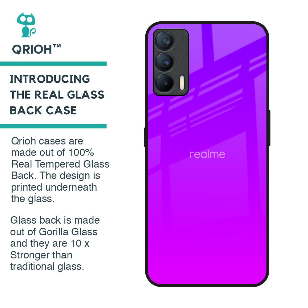 Purple Pink Glass Case for Realme X7