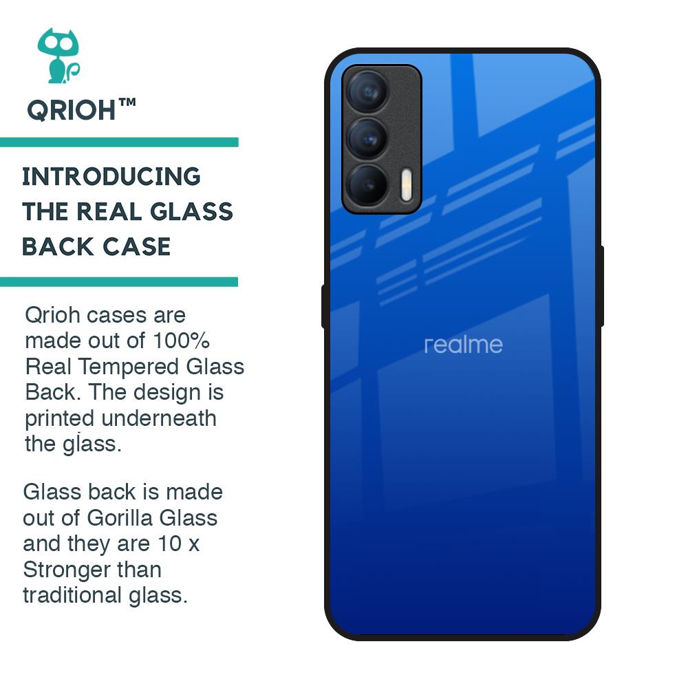 Egyptian Blue Glass Case for Realme X7