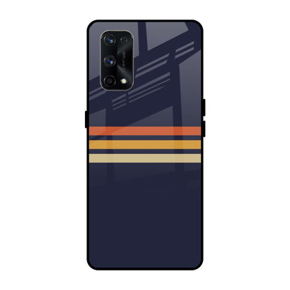 Tricolor Stripes Realme X7 Glass Cases & Covers Online