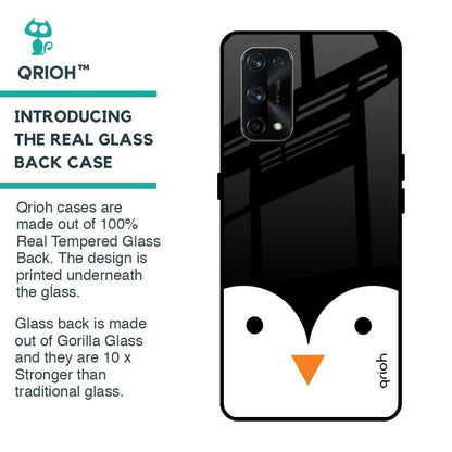 Cute Penguin Glass Case for Realme X7