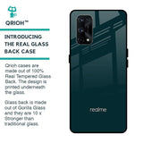 Hunter Green Glass Case For Realme X7
