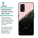 Marble Texture Pink Glass Case For Realme X7