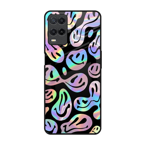 Acid Smile Oppo A54 Glass Back Cover Online