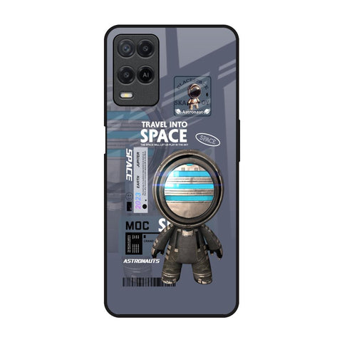 Space Travel Oppo A54 Glass Back Cover Online
