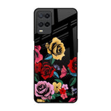 Floral Decorative Oppo A54 Glass Back Cover Online