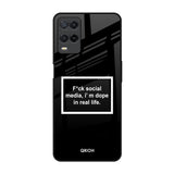 Dope In Life Oppo A54 Glass Back Cover Online