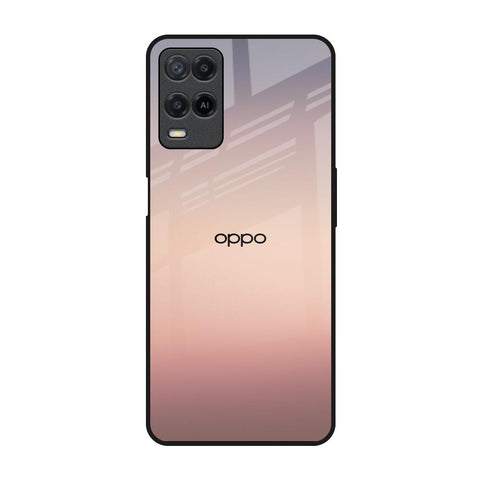Golden Mauve Oppo A54 Glass Back Cover Online