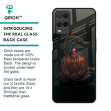 Lord Hanuman Animated Glass Case for Oppo A54