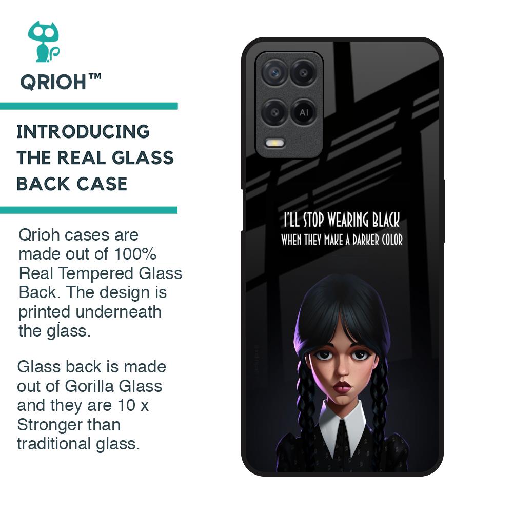 Aesthetic Digital Art Glass Case for Oppo A54