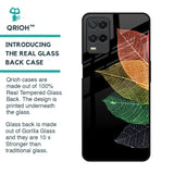 Colorful Leaves Glass Case for Oppo A54
