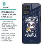 Struggling Panda Glass Case for Oppo A54