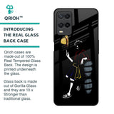 Luffy Line Art Glass Case for Oppo A54