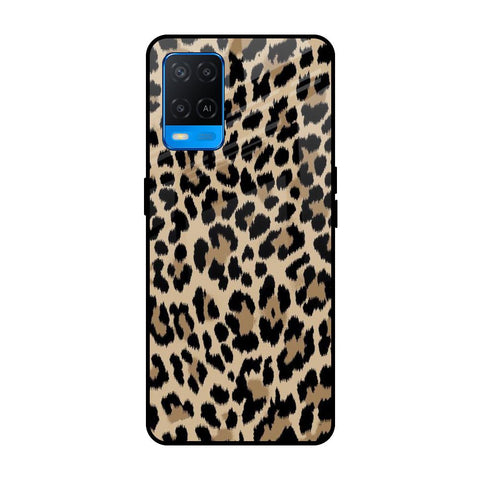 Leopard Seamless Oppo A54 Glass Cases & Covers Online