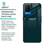 Hunter Green Glass Case For Oppo A54