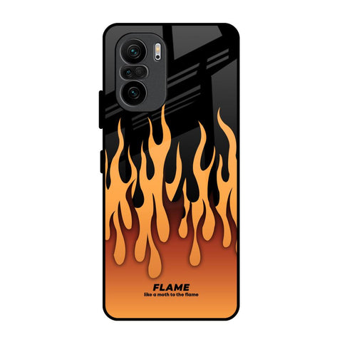 Fire Flame Mi 11X Glass Back Cover Online