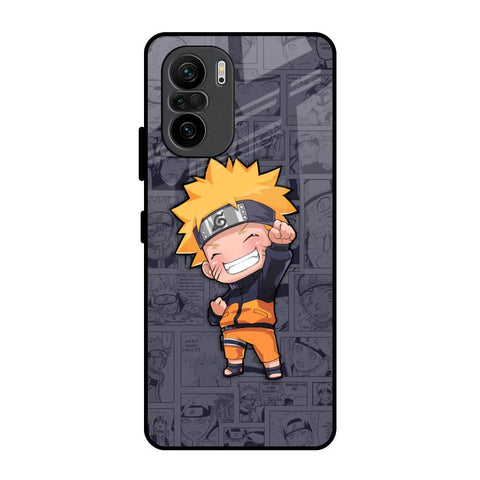 Orange Chubby Mi 11X Glass Back Cover Online