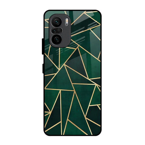 Abstract Green Mi 11X Glass Back Cover Online