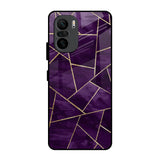 Geometric Purple Mi 11X Glass Back Cover Online
