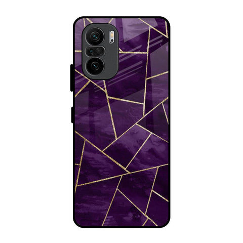 Geometric Purple Mi 11X Glass Back Cover Online
