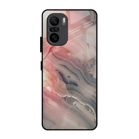 Pink And Grey Marble Mi 11X Glass Back Cover Online