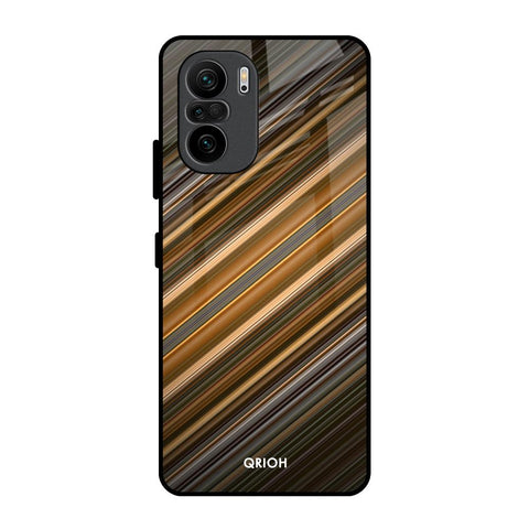 Diagonal Slash Pattern Mi 11X Glass Back Cover Online