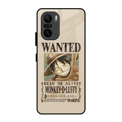 Luffy Wanted Mi 11X Glass Back Cover Online
