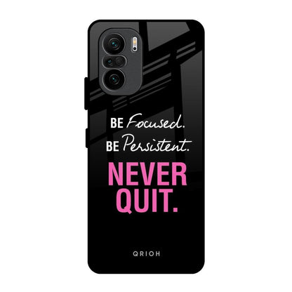 Be Focused Mi 11X Glass Back Cover Online