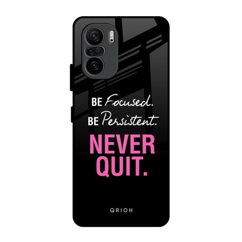 Be Focused Mi 11X Glass Back Cover Online