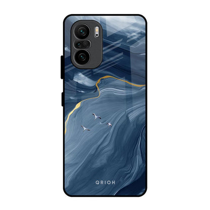 Deep Ocean Marble Mi 11X Glass Back Cover Online