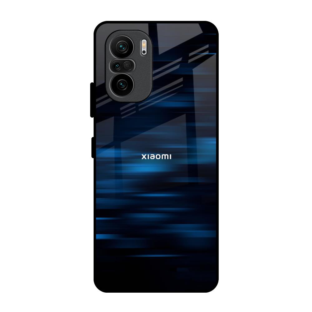 Blue Rough Abstract Mi 11X Glass Back Cover Online