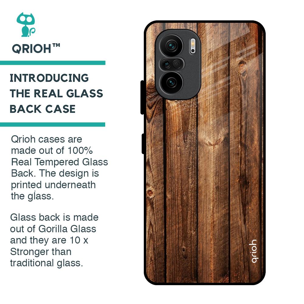 Timber Printed Glass Case for Mi 11X