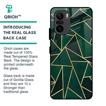 Abstract Green Glass Case For Mi 11X
